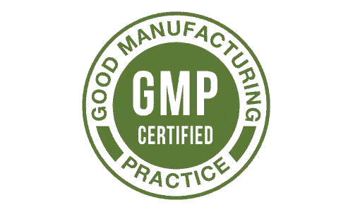 GMP Certified logo for Aquasculpt, indicating that the product is manufactured following Good Manufacturing Practices for quality and safety.